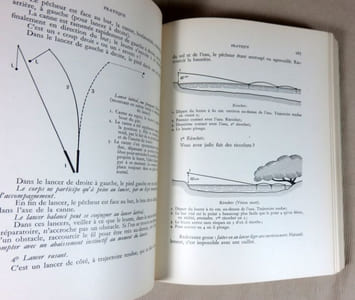 Lancer léger et poissons de sport.