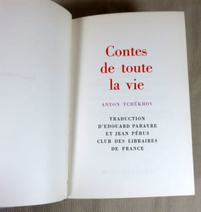 Contes de toute la vie.