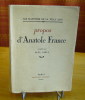 Propos d'Anatole France recueillis par Paul Gsell.. FRANCE Anatole GSELL Paul