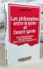 Les philosophes entre le lycée et l'avant-garde. Les métamorphoses de la philosophie dans la France d'aujourd'hui.. PINTO Louis