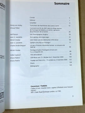 Numéro 58, été 2005.. Chronométrophilia.