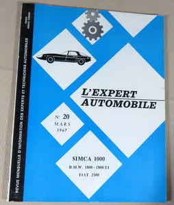L'expert automobile n° 20 : Simca 1000...