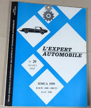 L'expert automobile n° 20 : Simca 1000.... L'expert automobile.