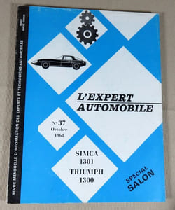 L'expert automobile n° 37 : Simca 1301....