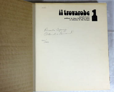 Il trovarobe 1. Sacco.