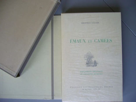 Emaux et camées.. GAUTIER Théophile, (Paulette Humbert)