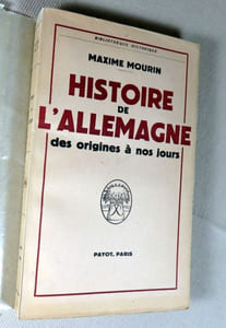 Histoire de l'Allemagne des origines à nos jours.