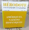 Hérodote revue de géographie et de géopolitique n° 99 : Amérique, nations hispaniques.. Collectif (Hérodote)