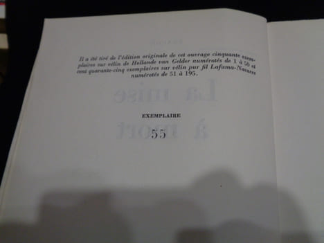 La Mise à mort.. ARAGON (Louis).