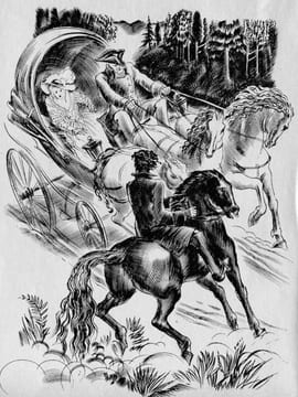Le Voyage en calèche. Divertissement romantique en trois actes. Illustré par Albert Decaris.. GIONO (Jean). -