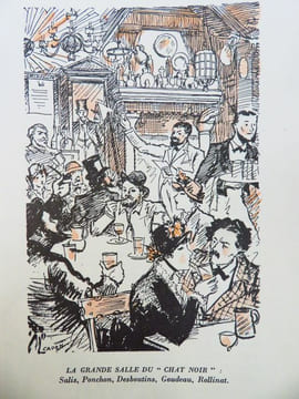 L'ESPRIT MONTMARTROIS. Interviews et souvenirs par Maurice Donnay, Dominique Bonnaud, Vincent Hyspa. Chapitre 1) Le premier chat noir Boulevard ...