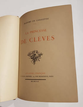 La Princesse de Clèves.. LAFAYETTE (Madame de).