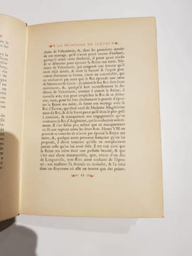 La Princesse de Clèves.. LAFAYETTE (Madame de).