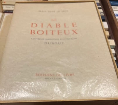 Le Diable boiteux. Illustré de compositions en couleurs de DUBOUT.. LE SAGE (Alain René). -