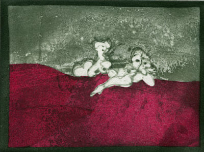 Un Rêve  à Commettre. Onze eaux-fortes originales de LABARTHE.. [LABARTHE]. - WALDBERG Patrick.