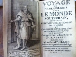 Voyage de Nicolas Klimius dans LE MONDE SOUTERRAIN, contenant une nouvelle téorie de la Terre, et l'histoire d'une cinquième monarchie inconnue ...