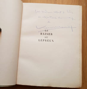 Le Baiser au lépreux. 18 lithographies originales de Henri MIRANDE.