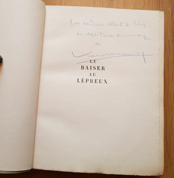 Le Baiser au lépreux. 18 lithographies originales de Henri MIRANDE.. MAURIAC (François). -