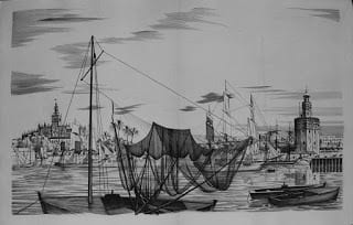 IMPRESSIONS D'ESPAGNE. Tolède Grenade et Séville. Avant-propos de Goerges EUDES. GRAVURES AU BURIN DE C.-P. JOSSO.. GAUTIER (Théophile). - [JOSSO ...
