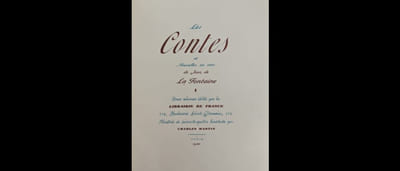 Les Contes et Nouvelles en vers. illustrés par Charles MARTIN.
