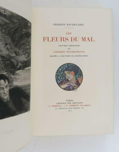 Les Fleurs du mal. Vingt-sept compositions de Georges ROCHEGROSSE gravées à l'eau-forte par Eugène Decisy.