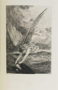 Les Fleurs du mal. Vingt-sept compositions de Georges ROCHEGROSSE gravées à l'eau-forte par Eugène Decisy.. BAUDELAIRE (Charles). -