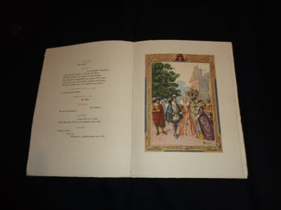Florisse. Comédie en quatre actes. Ecrits et publiés en Février-Mars 1870. Illustrations en couleurs par Edmond MALASSIS.