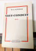 Sauf-Conduit. R&eacute;cit. Traduit du russe par Nathalie Azova.. PASTERNAK (Boris).