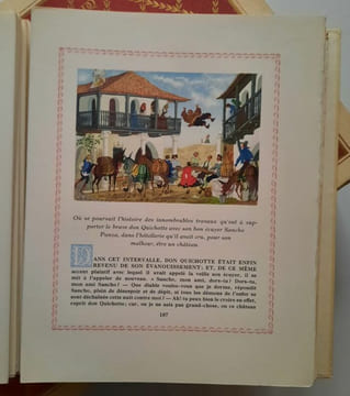 L'Ingénieux Hidalgo Don Quichotte de La Manche. Illustrations de Henry Lemarié.. CERVANTES SAAVEDRA (Miguel de). -