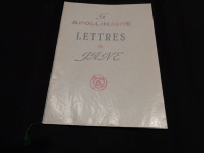 Lettres de Guillaume Apollinaire envoyées à Jane Mortier.