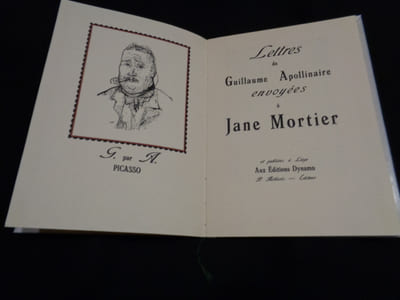 Lettres de Guillaume Apollinaire envoyées à Jane Mortier.