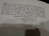 Lettres de Guillaume Apollinaire envoyées à Jane Mortier.