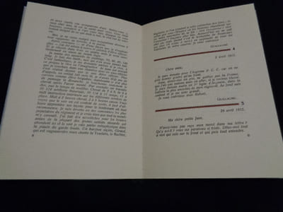 Lettres de Guillaume Apollinaire envoyées à Jane Mortier.