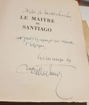Le Maître de Santiago. Pièce en trois actes. Lithographies de Mariano Andreu.. MONTHERLANT (Henry de). -