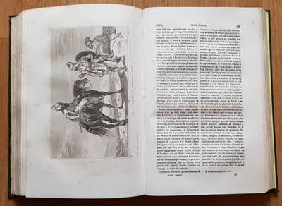 LE MONDE. Histoire de tous les Peuples les plus reculés jusqu'à nos jours. Revue et continuée par M. E. DE LOSTALOT-BACHOUE. Edition illustrée de trois cent quarante belles gravures sur acier.