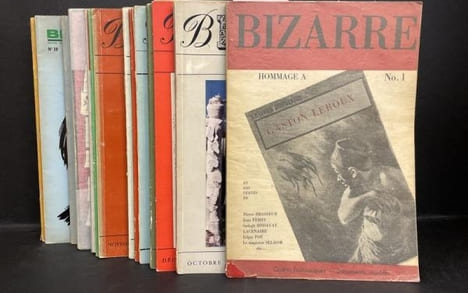 " BIZARRE ". - Revue périodique. Nos 1 et 2 (1953) et du n° 1 (nouv. série, mai [...]. [REVUE BIZARRE]. - COLLECTIF