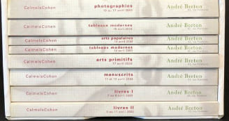 BRETON. Catalogue de vente aux enchères. André Breton.