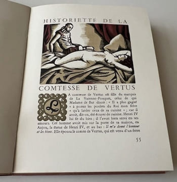 Historiettes galantes. Illustrations en couleurs par d'André COLLOT.. TALLEMANT DES REAUX. -