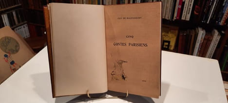 Cinq contes parisiens. Illustrations de Louis Legrand. (L'Inconnue - Imprudence - La Confidence - Sauvée - La Patronne).. MAUPASSANT (Guy de). -