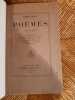 Po&egrave;mes. (1903-1928). For&ecirc;teries. - Le Cantique de la Seine. - Le Doctrinal des Preux. - Douce m&eacute;moire. - Les Rondeaux. - Po&eacute;sies diverses.. MARY ...