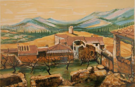 Terre d'Or. Avec 16 lithographies originales en couleurs de Pierre Letellier. Texte inédit de Jean Giono.