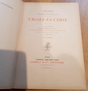 Cigale en Chine. Voyages excentriques.