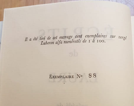 Ecrits de Laure précédés de Ma mère diagonale par Jérôme Peignot. Avec une " Vie de Laure " par Georges Bataille.. [BATAILLE].