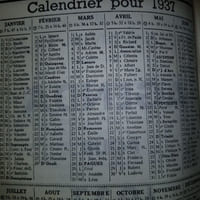 AGENDA POUR 1937.