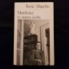 Manifestes et autres écrits. Avertissement de Marcel Mariën.. MAGRITTE (René).