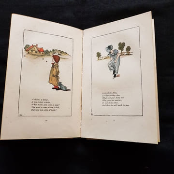 Mother Goose or the Old Nursery Rhymes. Illustrated by Kate Greenaway.. GREENAWAY (Kate).