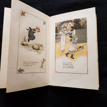 Mother Goose or the Old Nursery Rhymes. Illustrated by Kate Greenaway.. GREENAWAY (Kate).