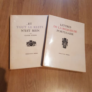 Lettres de la religieuse portugaise suivies de ... Et tout le reste n'est rien. Gravures sur bois de Valentin Le Campion.