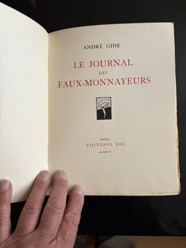 Le Journal des Faux-Monnayeurs.. GIDE (André).