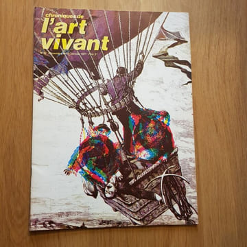 " Chroniques de l'Art vivant ". Du n° 1 à 57 (de novembre 1968 à mai 1975). 58 volumes avec le N° 1bis.. CLAIR (Jean) - RAGON (Michel) - RESTANY ...